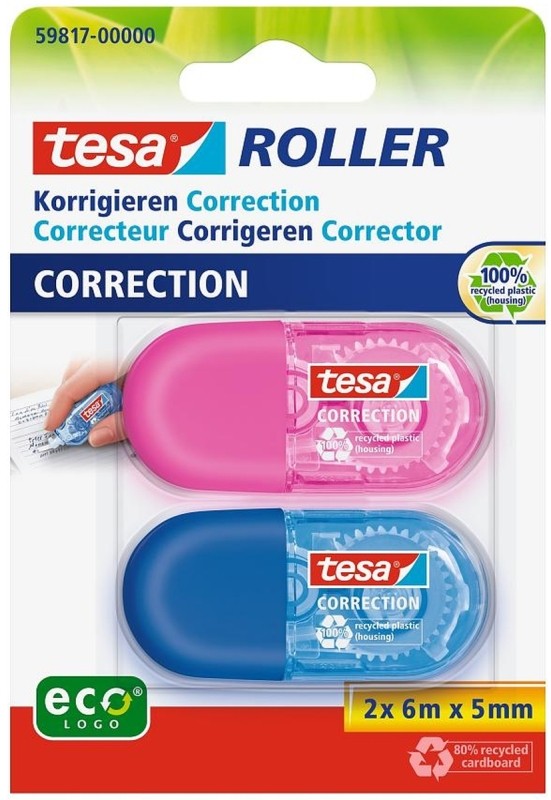 CORRECTOR TESA ROLLERS 6MX5MM 2U