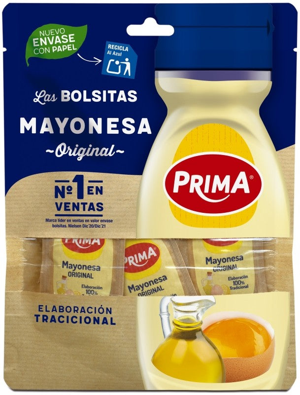 MAYONESA PRIMA BOLSA 10ML 12SB