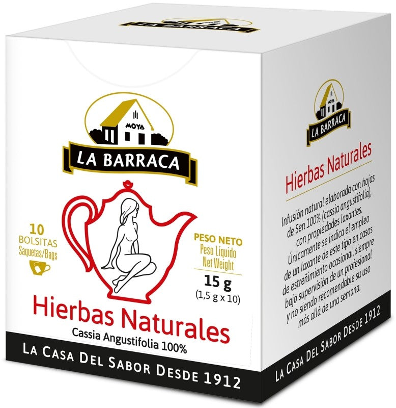 INFU BARRACA HIERBAS NATURAL 10 SB