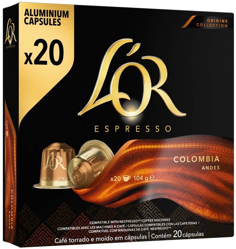 CAFE NESP. LOR COLOMBIA 20 CAP