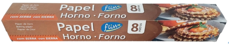PAPEL HORNO FLISS 8 M
