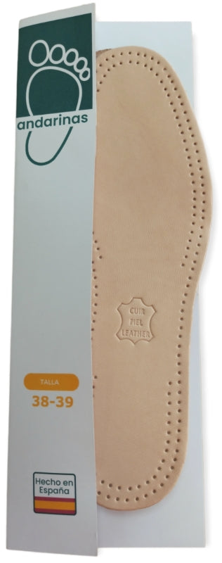 PLANTILLAS ANDARINAS PIEL 38-39