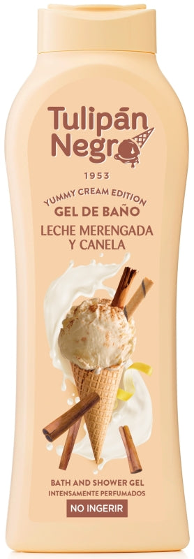 GEL T NEGRO 650 L.MERENGADA/CANELA