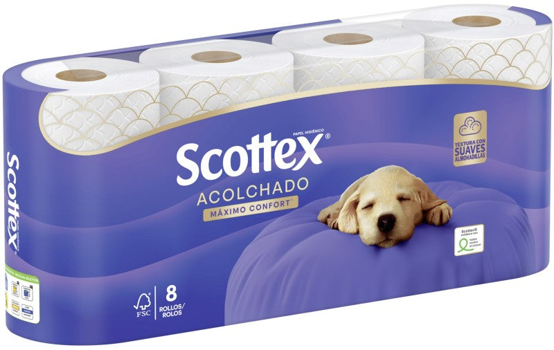 PAPEL SCOTTEX ACOL 3C 8 ROL
