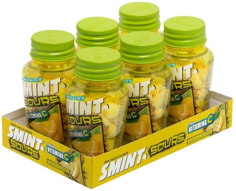CARAMELOS SMINT SOUR 49G LIMON