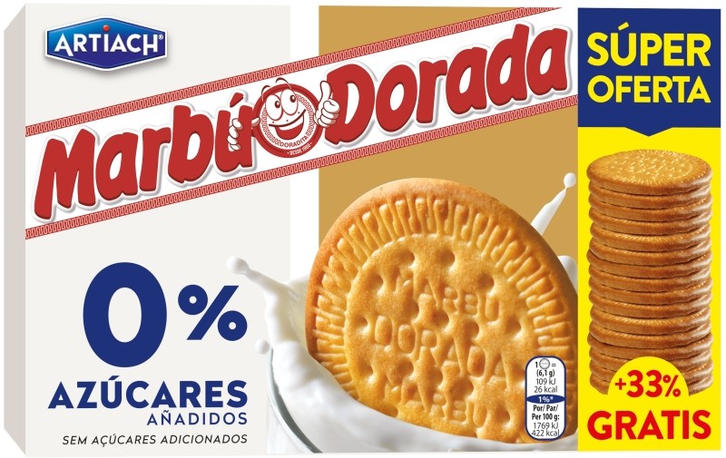 GALLET MARBU 0% AZUCARES 300+100G