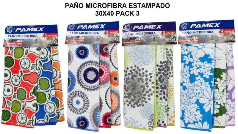 PAÑOS PAMEX MICROF 3U 30X40 ESTAPAD