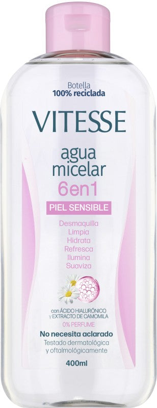 AGUA MICELAR VITESSE 6EN1 400 P/SEN