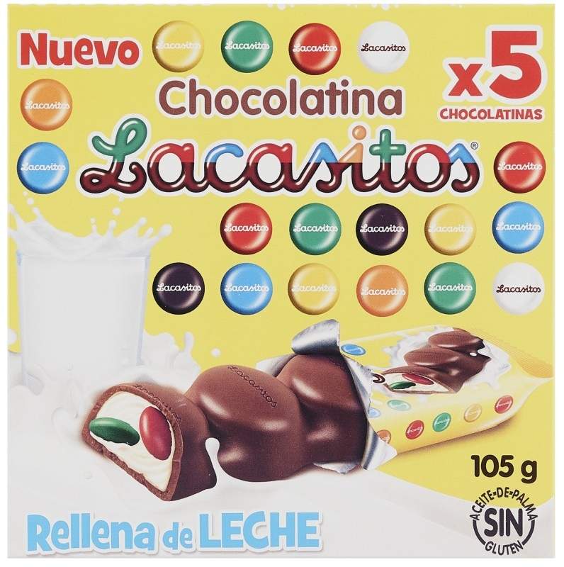 CHNAS LACASITOS 21G 5UDS LECHE