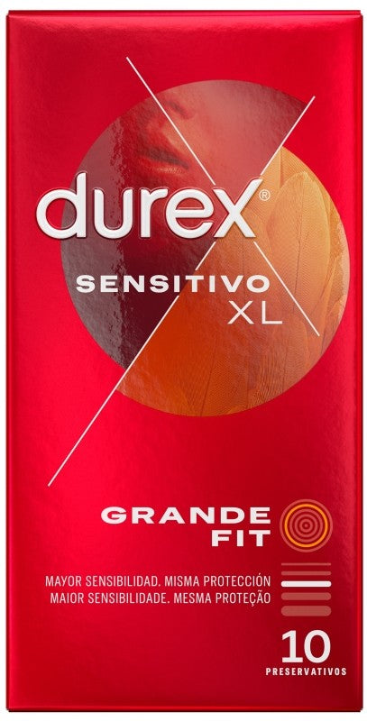 PROFIL DUREX SENSITIVO XL 10U