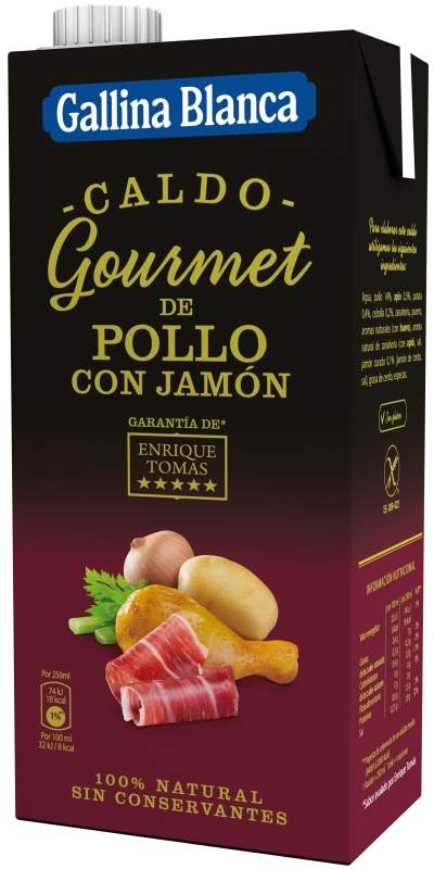 CALDO G BCA POLLO GOURMET JMN BK 1L
