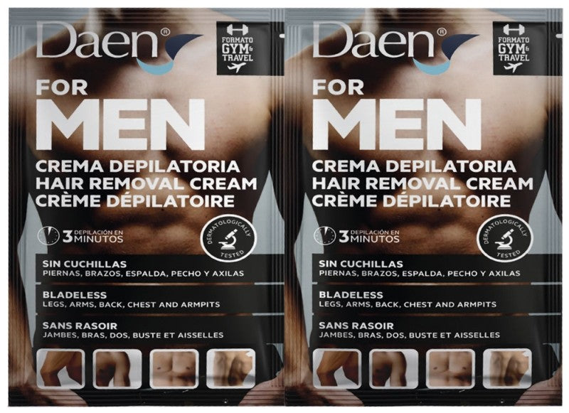 DEPIL DAEN MEN CREMA 2UX20 VIAJE