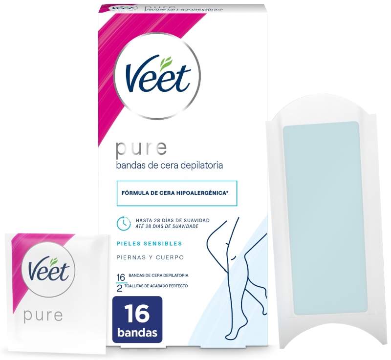 DEPIL VEET BAND CORP PURE 16U P/SEN