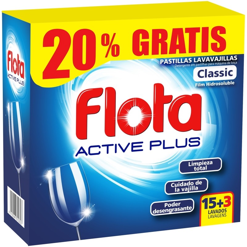 FLOTA PLLAS LAVAVAJ CLASSIC 15+3U