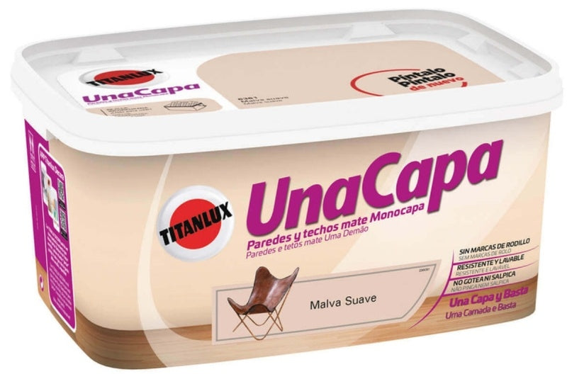 TITANLUX UNA CAPA 4L MALVA SUAVE