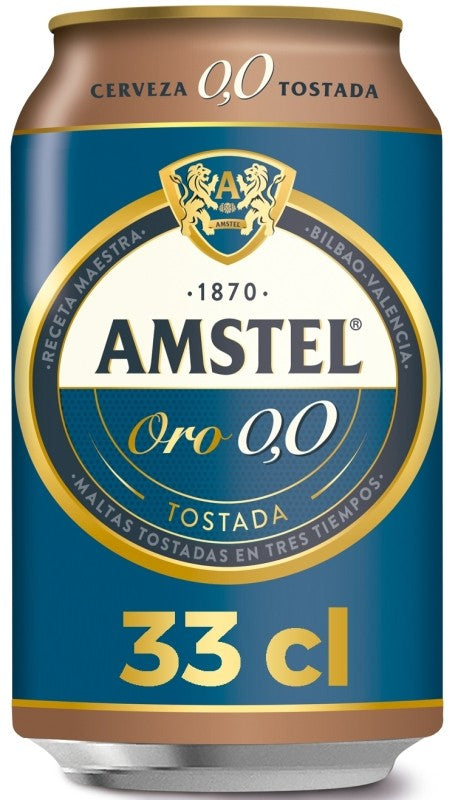 CERVEZA AMSTEL ORO LT 330 0'0 TOST