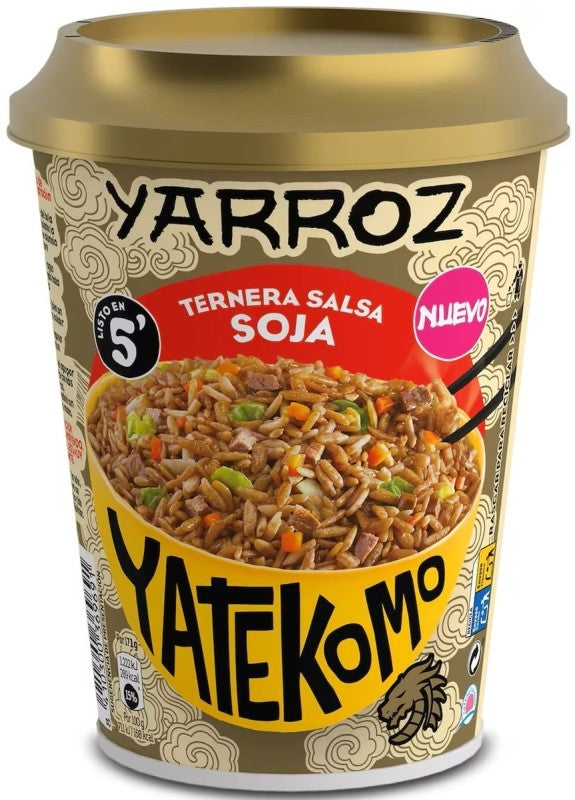 YARROZ VASO G BCA 84G TERNERA SOJA