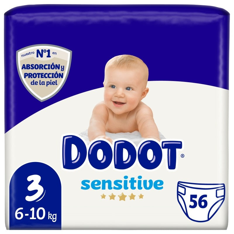 PÑ DODOT SENSITIVE T3 56U