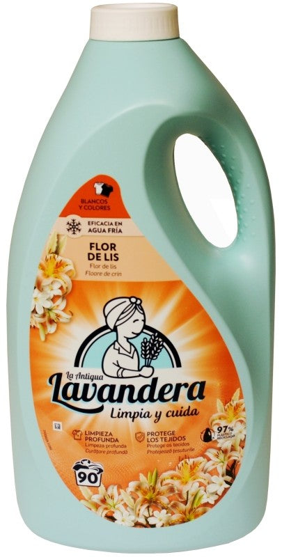 LAVANDERA LIQ 4,5L 90D FLOR LIS