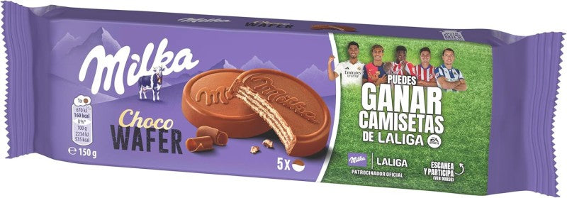 GALLET WAFER MILKA CHOCO 150G
