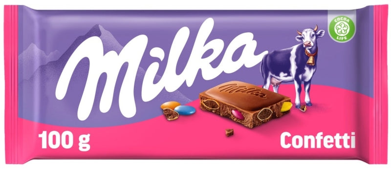 CH MILKA CONFETTI 100G