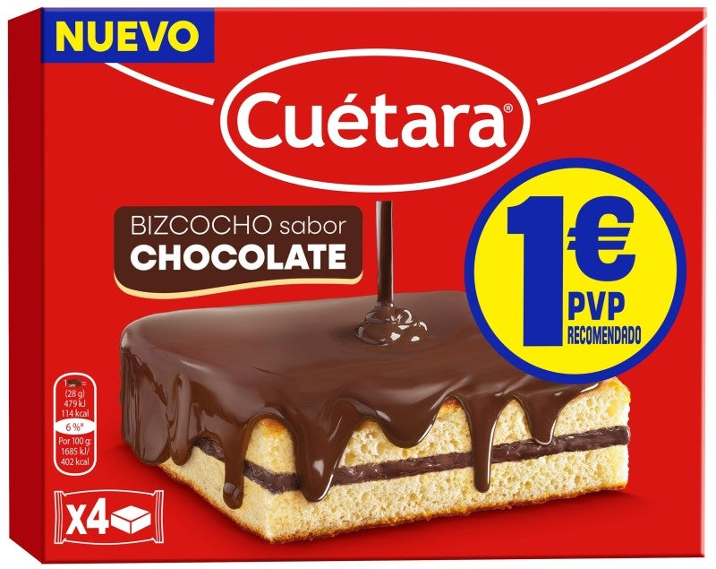 BIZCOCHO CUETARA 4U CHOCO PVP 1¤