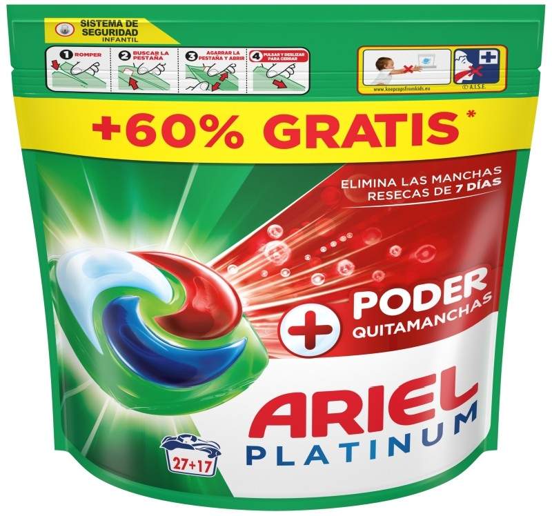ARIEL TABS 27+17U EXT.PODER MANCHAS