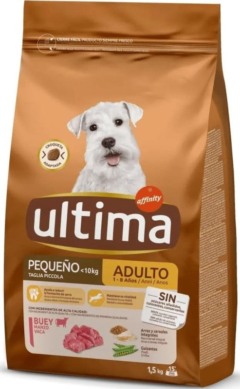 ULTIMA PERRO MINI ADULTO 1,25K BUEY