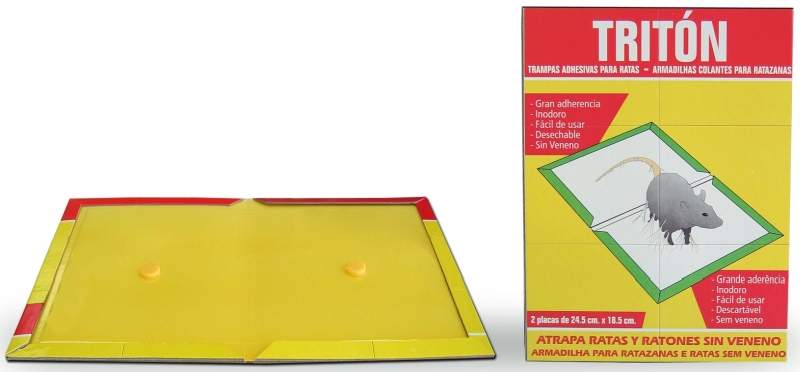 TRAMPA ADHESIVA RATAS TRITON L
