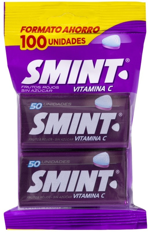 CARAMELO SMINT 2U FRUT ROJOS