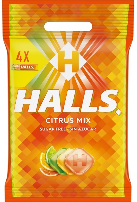 CARAMELO HALLS S/AZ 32G PK4 CITRUS
