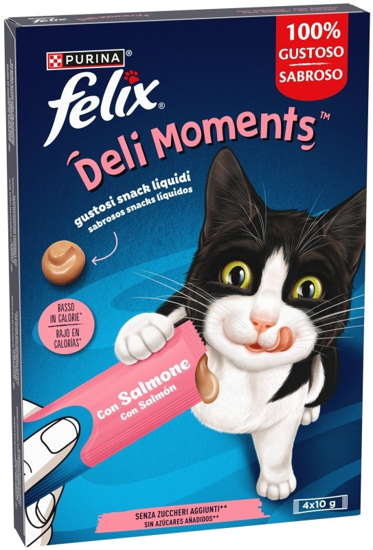 FELIX DELIM SNACKS GATO 4X10G SALMO