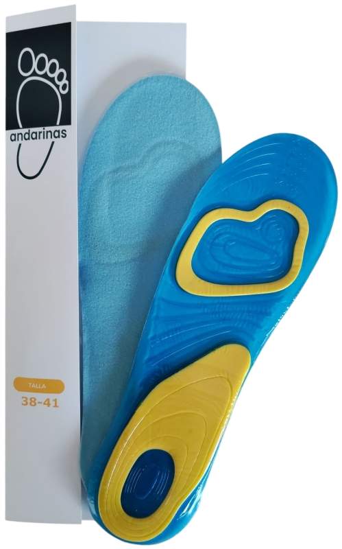 PLANTILLAS ANDARINAS GEL 38-41
