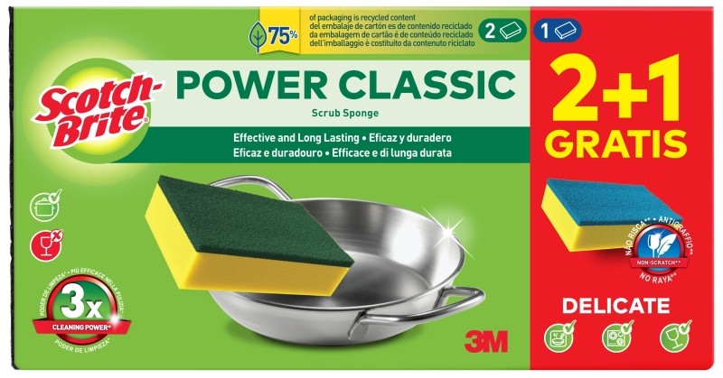 ESTR S BRITE ESPONJA VERDE 2U+DELIC