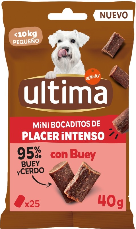 ULTIMA PERRO SNACK MINI 40G BUEY