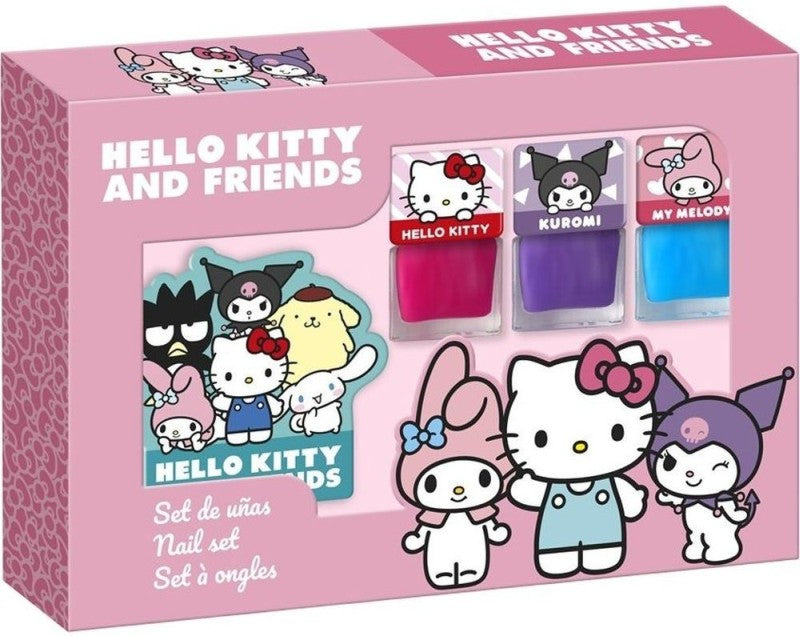 SET HELLO KITTY ESMALTE UÑAS