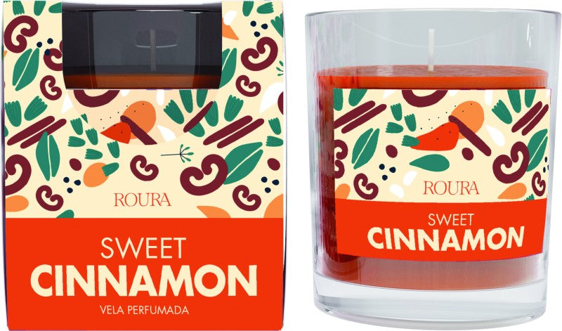 VELA VASO PERF ROURA CANELA