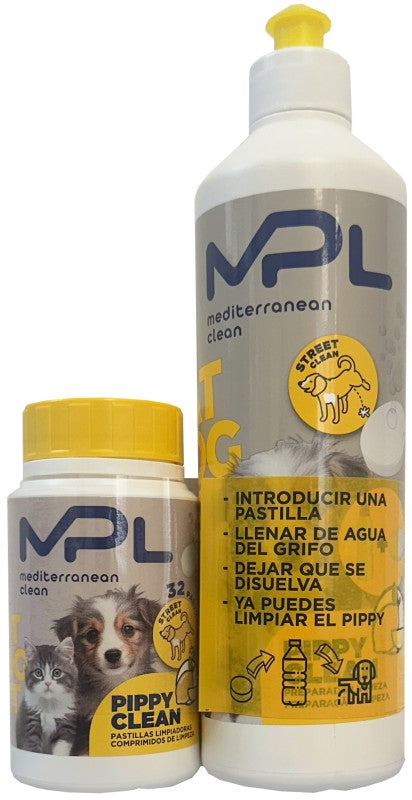 PIPPY CLEAN MPL 32 PLLAS+BOTELLA
