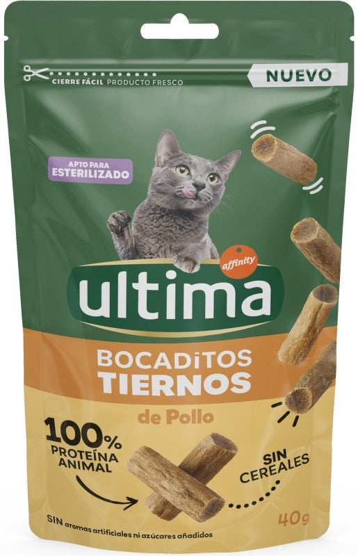 ULTIMA SNACKS GATO BOC TIERNO 40G