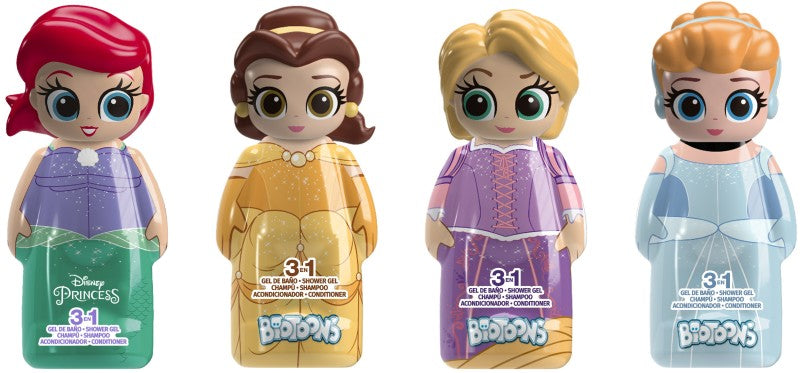 GEL/CHP/ACOND FIG PRINCESAS 300ML